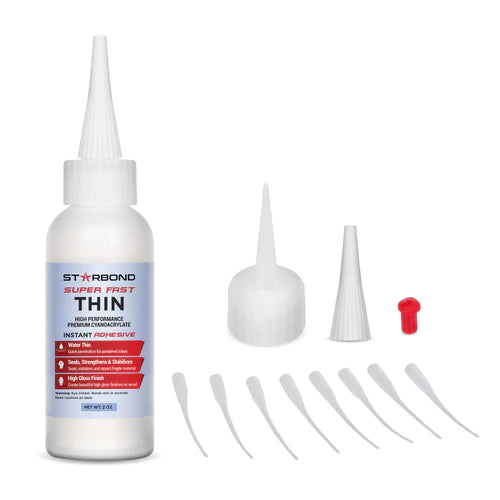 2 oz. Clear Super Fast Thin Starbond CA Glue - The Giving Table