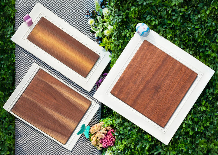 Walnut Insert for Square Platter - The Giving Table