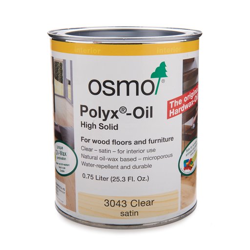 Osmo Polyx-Oil Clear Satin .75L  #3043 - The Giving Table