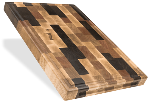 Large Mixed Wood Butcher Block - The Giving Table